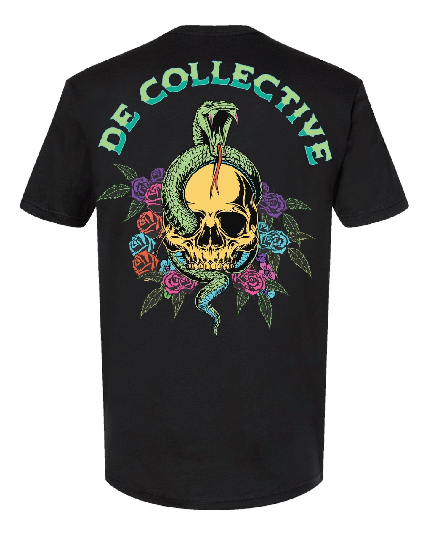 DE Collective Snake Skull Tattoo T-Shirt -