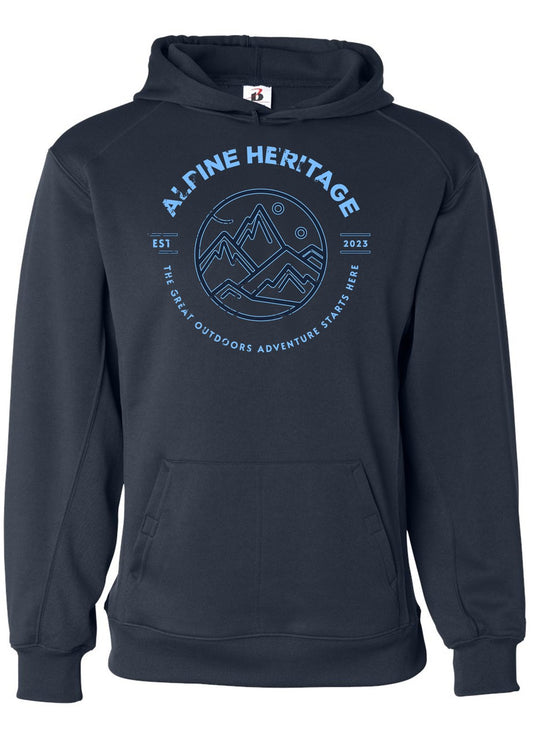 Discover Distressed Alpine Heritage Hoodie - Limited Edition -