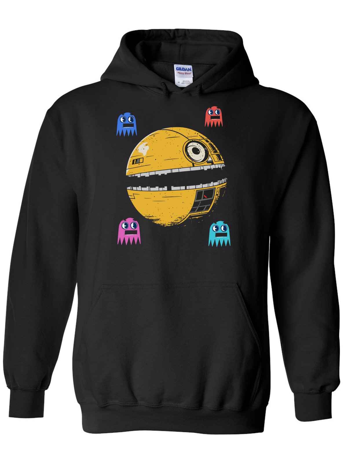 Exclusive Pacman Death Star Hoodie - Embrace the Fusion! -