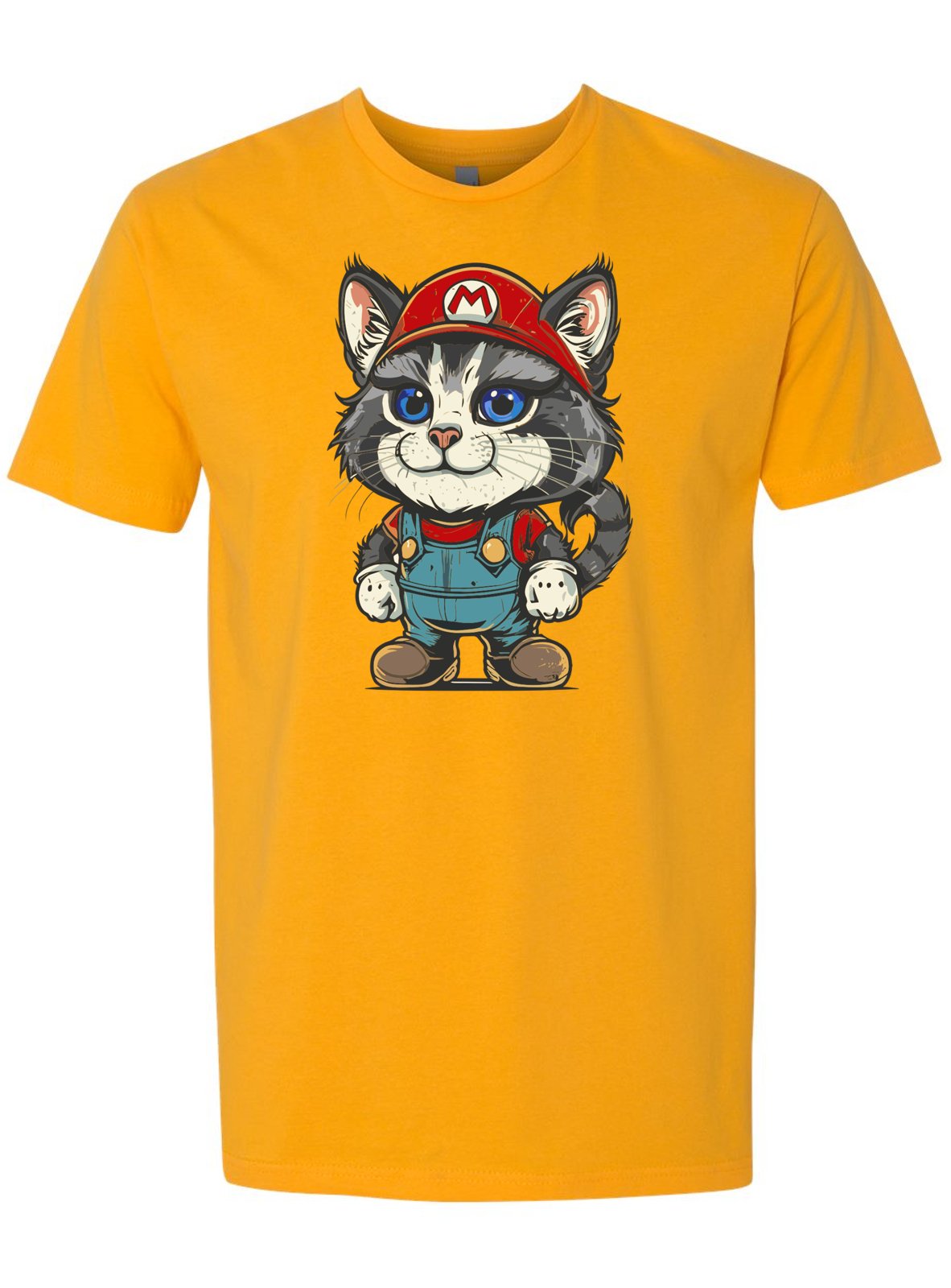 Get Your Cat Inspired Mario Tee - Retro Video Game Style! -