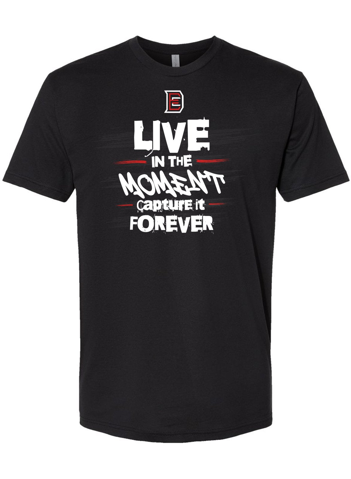 Live In The Moment Capture It Forever - Athletic Tee -