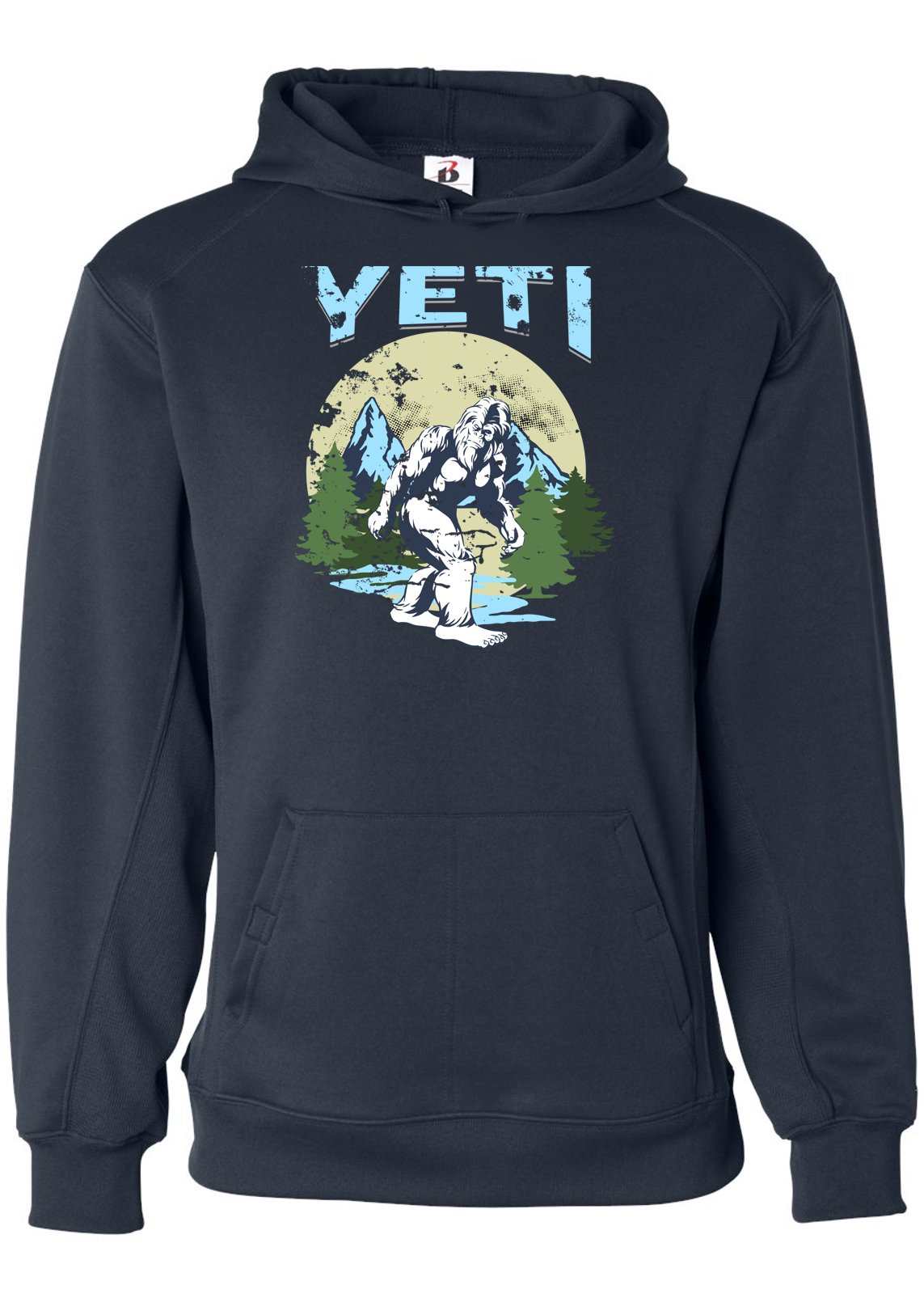 Retro Yeti Navy Hoodie Collection - Limited Edition -