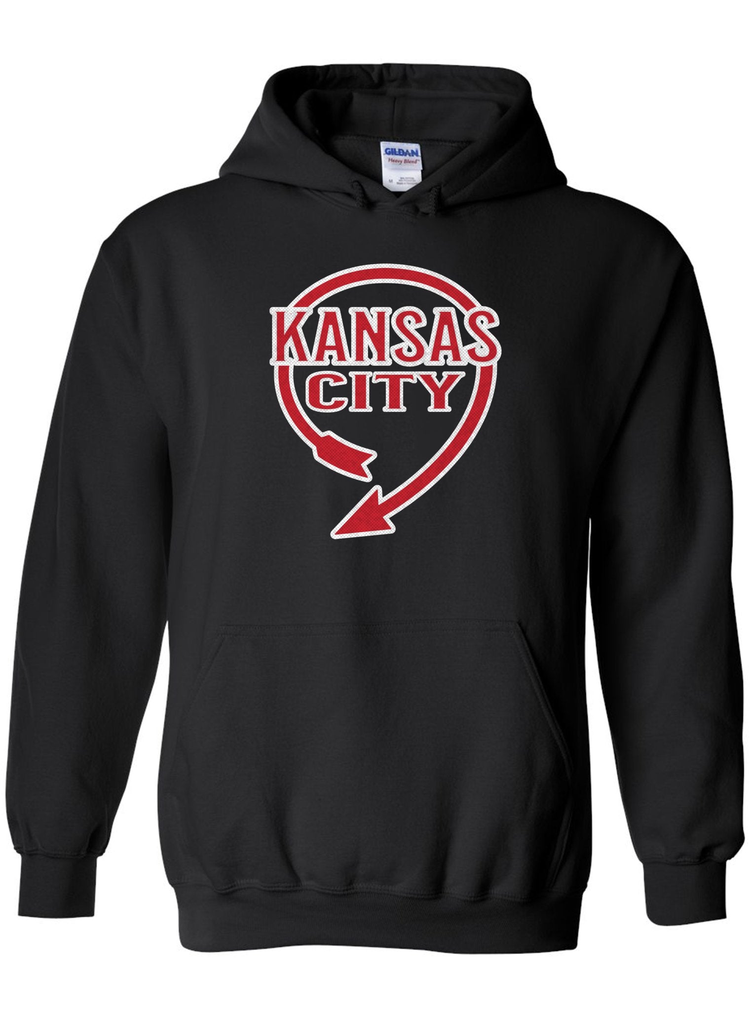 Showcase Your Kansas City Pride with our Western Auto Sign Hoodie! -