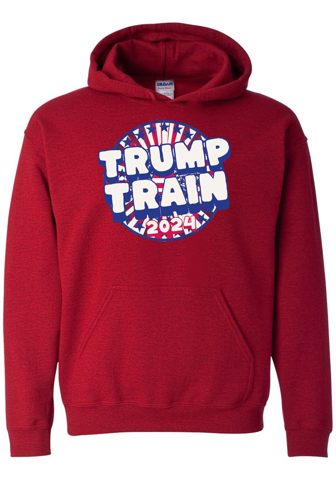 Trump Train 2024 Hoodie | Proud to be an American -