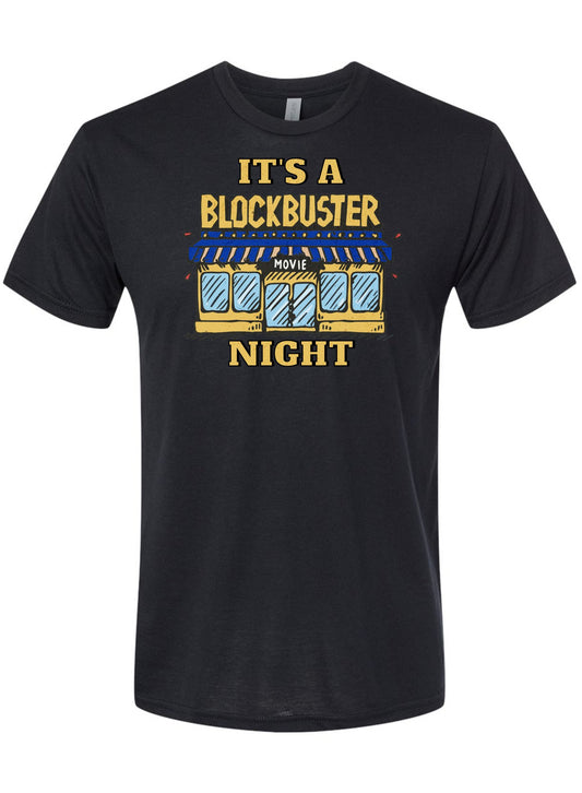 Vintage Black BLOCKBUSTER T-Shirt – Revisit Movie Nights in Style! -