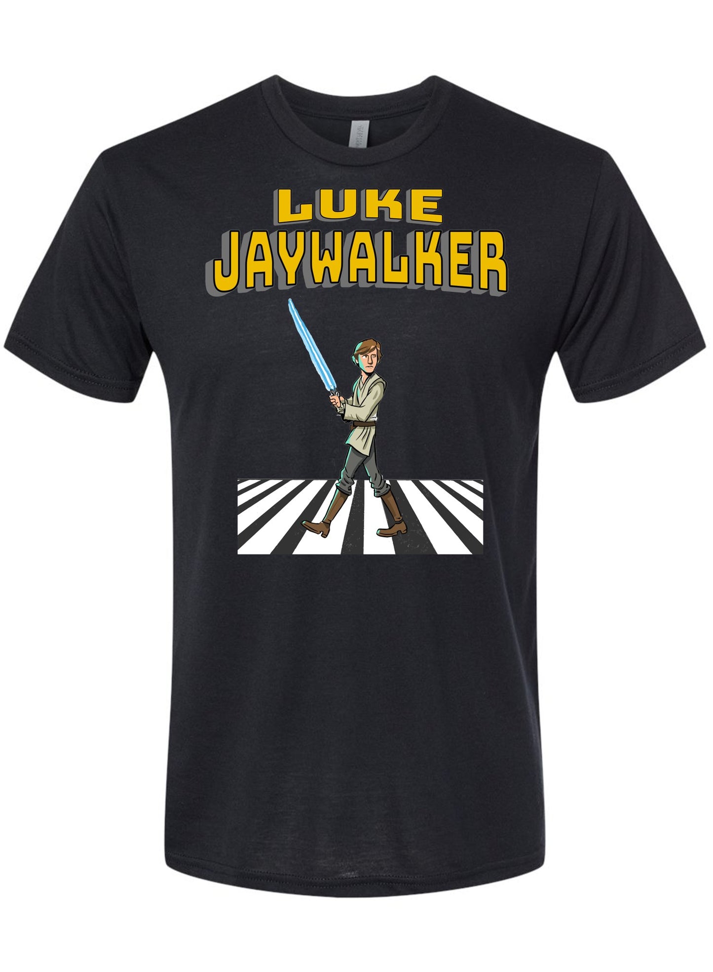 Vintage Black Luke Jaywalker T-Shirt – Retro Nostalgia! -